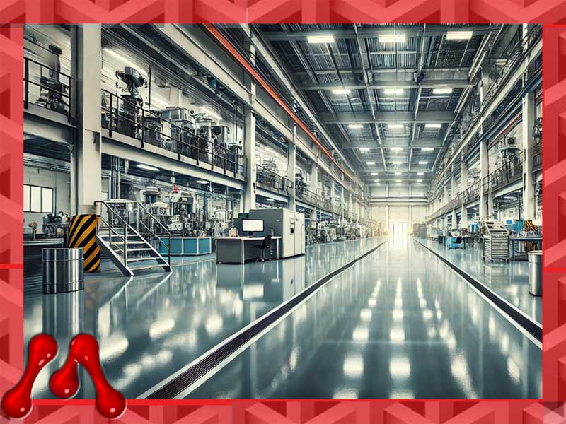 کفپوش اپوکسی صنعتی؛ انتخابی هوشمند برای کارخانجات مدرن! 🚀💡 کفپوش اپوکسی کارخانه صنعتی؛ انتخابی هوشمند برای کارخانجات مدرن! 🚀💡